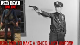 RDO: How to Make a 1940's LAPD Uniform