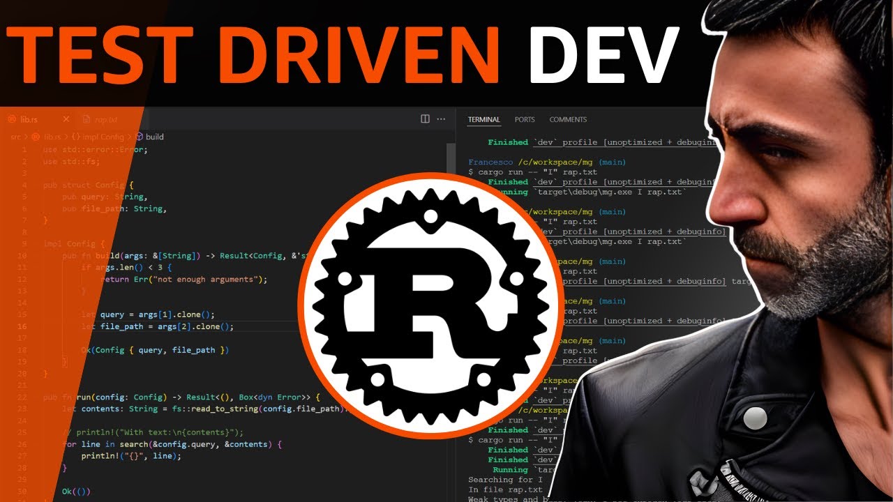 Test Driven Development in Rust - Full Crash Rust tutorial for Beginners