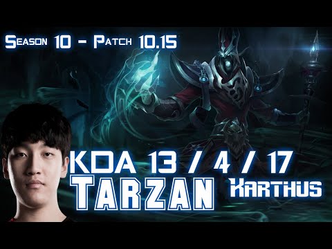 Tarzan KARTHUS vs NIDALEE Jungle - Patch 10.15 KR Ranked