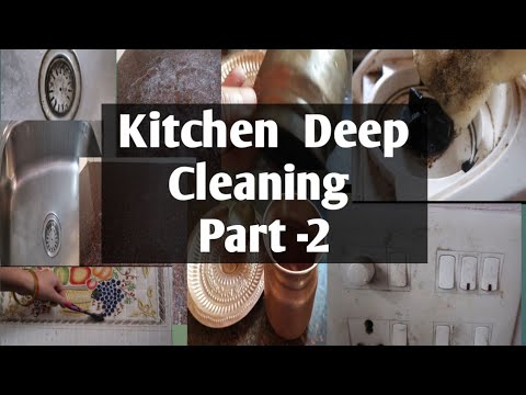 Simple Steps To Deep Clean Your Kitchen|DIY Cleaning solution for Different Area| Diwali Cleaning -2