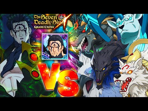 MONSTROUS! DEMON KING VS *ALL* DEMONIC BEAST BATTLES! | Seven Deadly Sins: Grand Cross
