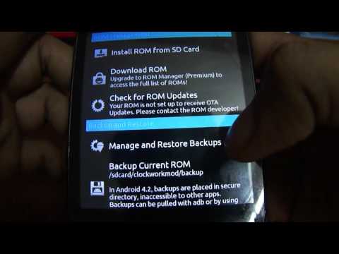 how to restore backup by backup point in micromax A117 and all other android phones