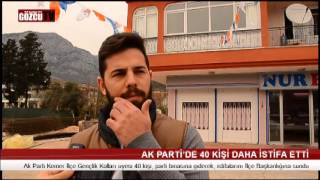 Kemer Gözcü Web Tv - Ak Parti'de 40 kişi daha istifa etti