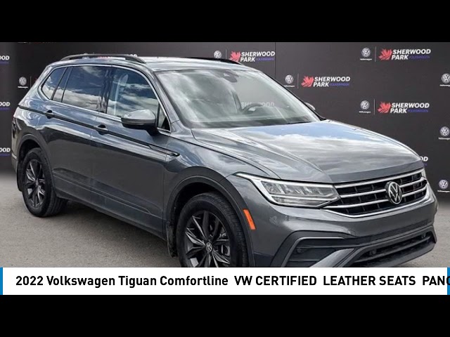 2022 Volkswagen Tiguan Comfortline | VW CERTIFIED | LEATHER in Cars & Trucks in Strathcona County