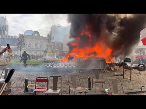 EU-weite Bauern-Demo Brüssel 18.12.25