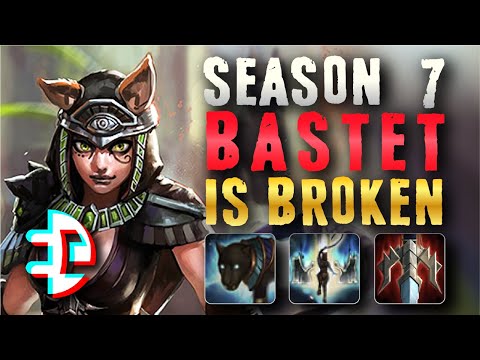 BASTET REWORK IS BROKEN - BASTET DOMINATRIX - CONQUEST JUNGLE - SEASON 7 SMITE