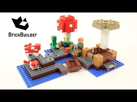 Vidéo LEGO Minecraft 21129 : Le biome champignon