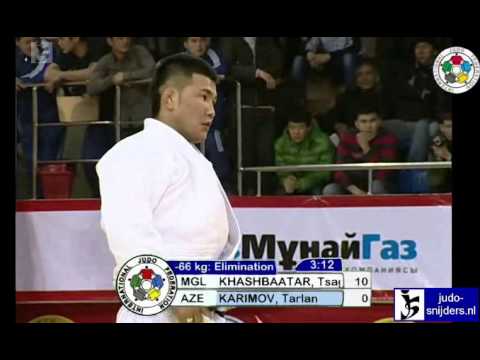 Tsagaanbaatar Khasbaatar (MGL) - Tarlan Karimov (AZE) [-66kg] (2)