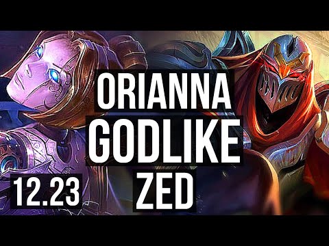 ORIANNA vs ZED (MID) | 11/2/11, 6 solo kills, Godlike, 300+ games | EUW Master | 12.23