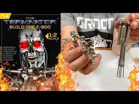Build The Terminator T-800 Issue 14 -  Right Lower Arm + Right Hand Finger (Speed Build )