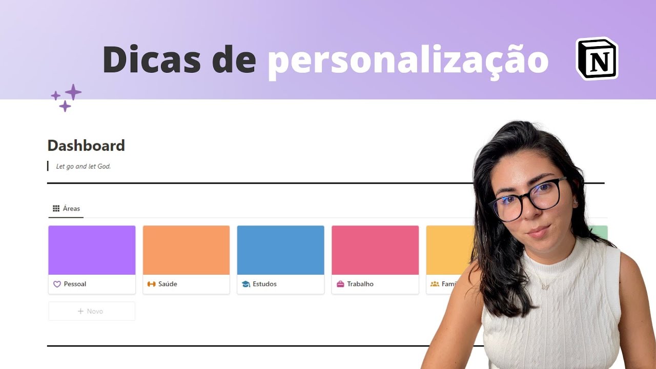 Como eu personalizo meus templates - Notion aesthetic