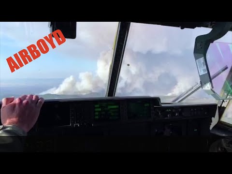 MAFFS Drop • Long Valley Fire