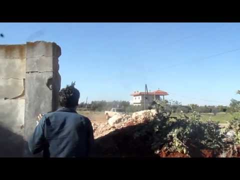 استهداف قوات النظام في محيط قرية البويضة الشرقية في ريف حمص الجنوبي بواسطة رشاش 14 من قبل كتائب درع الإسلام