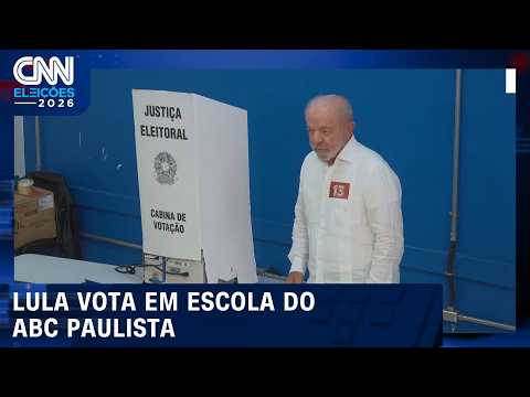 Lula vota em São Bernardo do Campo | CNN ELEIÇÕES
