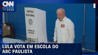 Vídeo: Lula vota em São Bernardo do Campo | CNN ELEIÇÕES