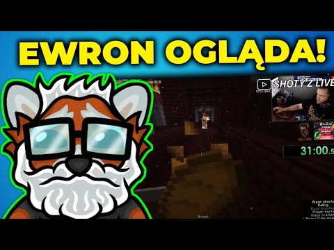 EWRON OGLĄDA : "DIABEUU vs MINECRAFT" | EWRON SHOTY Z LIVE