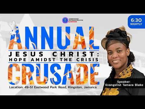February 25, 2026 || CRUSADE 2026 ~ Jesus Christ: Hope Amidst the Crisis || Evang. Tamara Blake