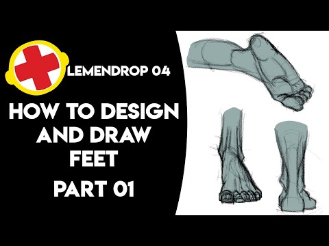 How to Draw Feet Part 01