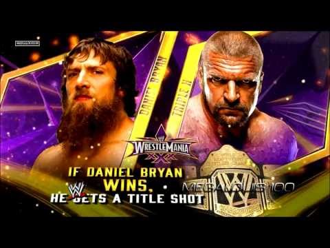 WWE Wrestlemania 30 Match Card - Daniel Bryan vs. Triple H [HD]