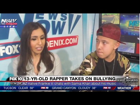 WOW: 13-Year-Old Rapper Frankie V Talks About Life in Phoenix and His Anti-Bullying Message (FNN)