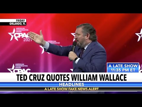 ウィリアム・ウォレスはテッド・クルーズからインスピレーションを得た (William Wallace Drew Inspiration From Ted Cruz)