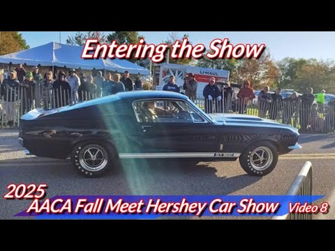 Entering the Show 2025 AACA Fall Meet Hershey Car Show Video 8