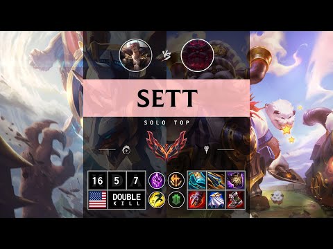 Sett Top vs Ornn - NA Grandmaster Patch 14.12