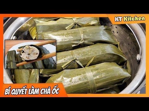 Bí Quyết Làm CHẢ ỐC DAI GIÒN NHANH GỌN - Cách Làm Nước Mắm Gừng Ngon| Vietnamese Escargot Rolls