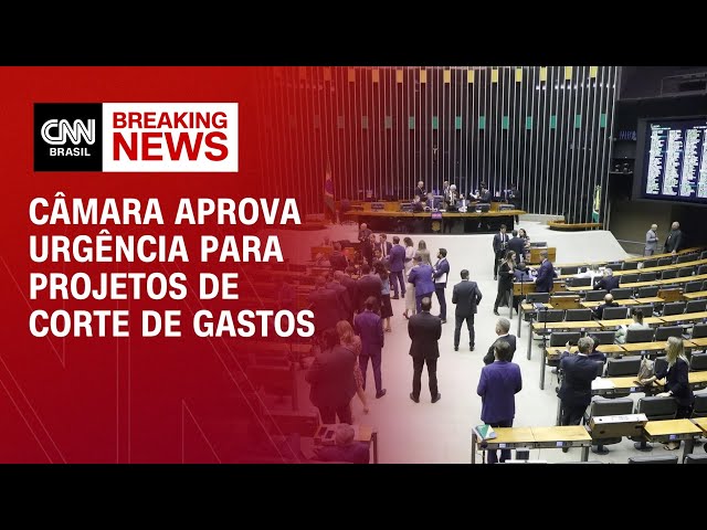 Câmara aprova urgência para projetos de corte de gastos | CNN PRIME TIME