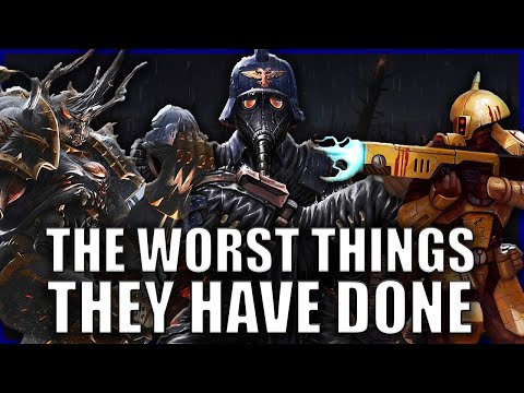 The Most Heinous Atrocity Committed By Each Faction | Warhammer 40k Lore