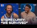 Steph Curry Reacts To Incredible Warriors SoFi NBA Play In Comeback NBA On Prime