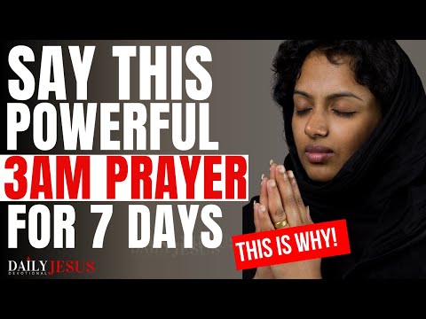 Pray This When You Wake Up At 3am | Powerful Morning Prayer For Breakthrough (Christian Motivation)