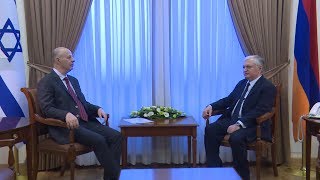 Rencontre entre le Ministre des Affaires étrangères d’Arménie et le Ministre de la coopération régionale d'Israël