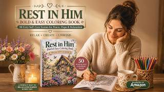 Relax, Unwind & Color Nature: Bold & Easy Adult Coloring