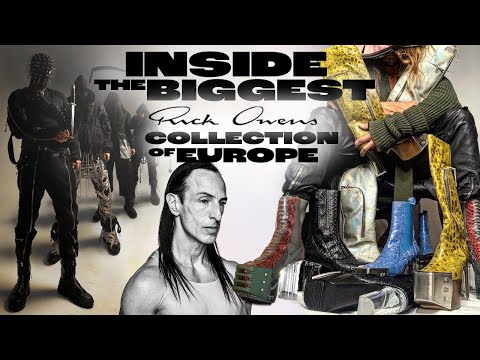 The Biggest Rick Owens Collection Of Europe....And Maybe The World (Feat. Bjorn van Lanen)