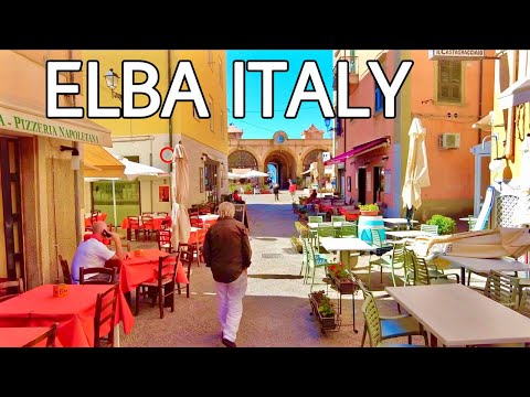Elba Italy - Portoferraio, a quiet Siesta Walk 4K HDR