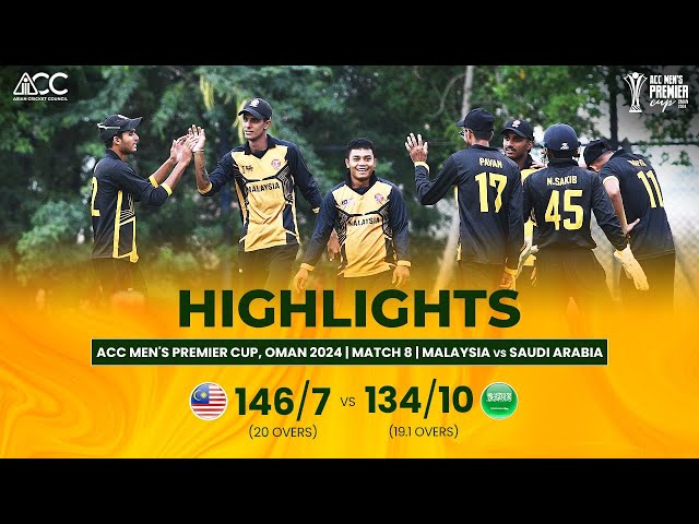 ACC Men’s Premier Cup | Malaysia vs Saudi Arabia | Highlights