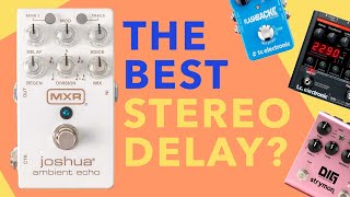 Video thumbnail for U2 Style TC 2290 Stereo Delay Sounds - Joshua Ambient Echo - Octave - Reverb - from MXR) by JHS Pedals