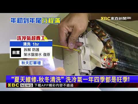 洗冷氣年營收5千萬
