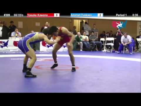 FS 55 KG - Gold - Yosuke Kawano (JPN) vs. Azamat Tuskaev (RUS)