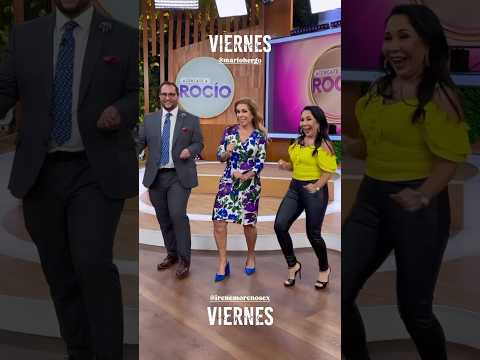 Actitud de viernes en el foro de Acércate a Rocío 🎥 ¿Adivinan qué bailábamos?