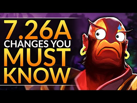 NEW PATCH 7.26a: HUGE Changes, Buffs and Nerfs YOU MUST ABUSE to WIN - Dota 2 Pro Gameplay Guide