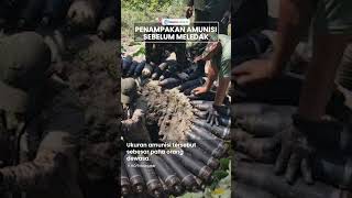 Download lagu Penampakan Amunisi Tak Layak Pakai Milik TNI AD Sebelum Meledak di Garut, Sebesar Paha Orang Dewasa mp3