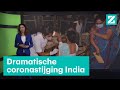 Coronavirus in India geëxplodeerd in drie maanden tijd • Z zoekt uit