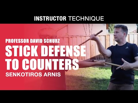 Stick Defense to Counters in Senkotiros Arnis | Prof. David Schurz | Eskrima | Filipino Martial Arts