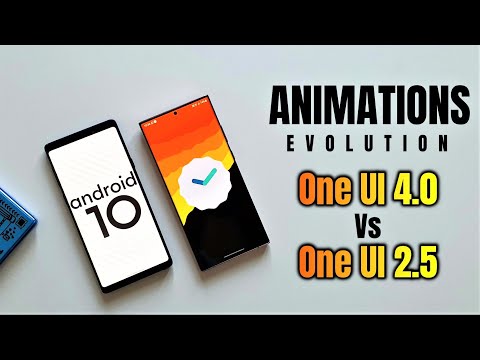 Animations on Samsung One UI 4.0 Vs One UI 2.5 - The evolution - any better?