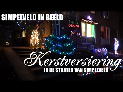 Simpelveld in beeld - Kerstversiering in de straten van Simpelveld