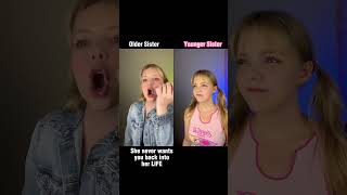 #POV: The older sister helps her younger sister break up with her first boyfriend #duet #siblings