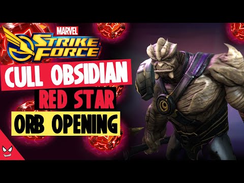 Cull Obsidian - Red Star Orb Opening - Marvel Strike Force