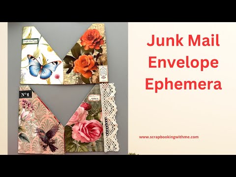 FROM JUNK MAIL TO LOVELY WRAP AROUND POCKET ENVELOPES ~ inspired by roxycreations